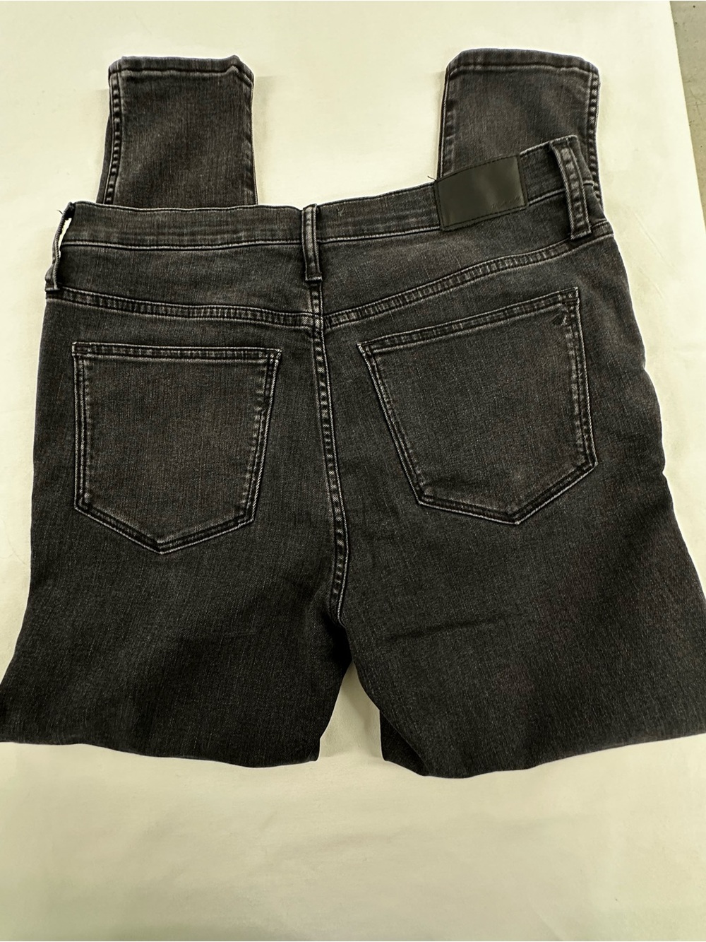 Madewell 10" High-Rise Skinny Jeans Berkeley Black Button Fly 31 - Picture 3 of 8